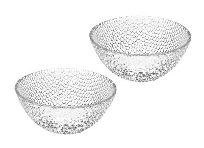 Set de 2 Bowls Drop Transparente