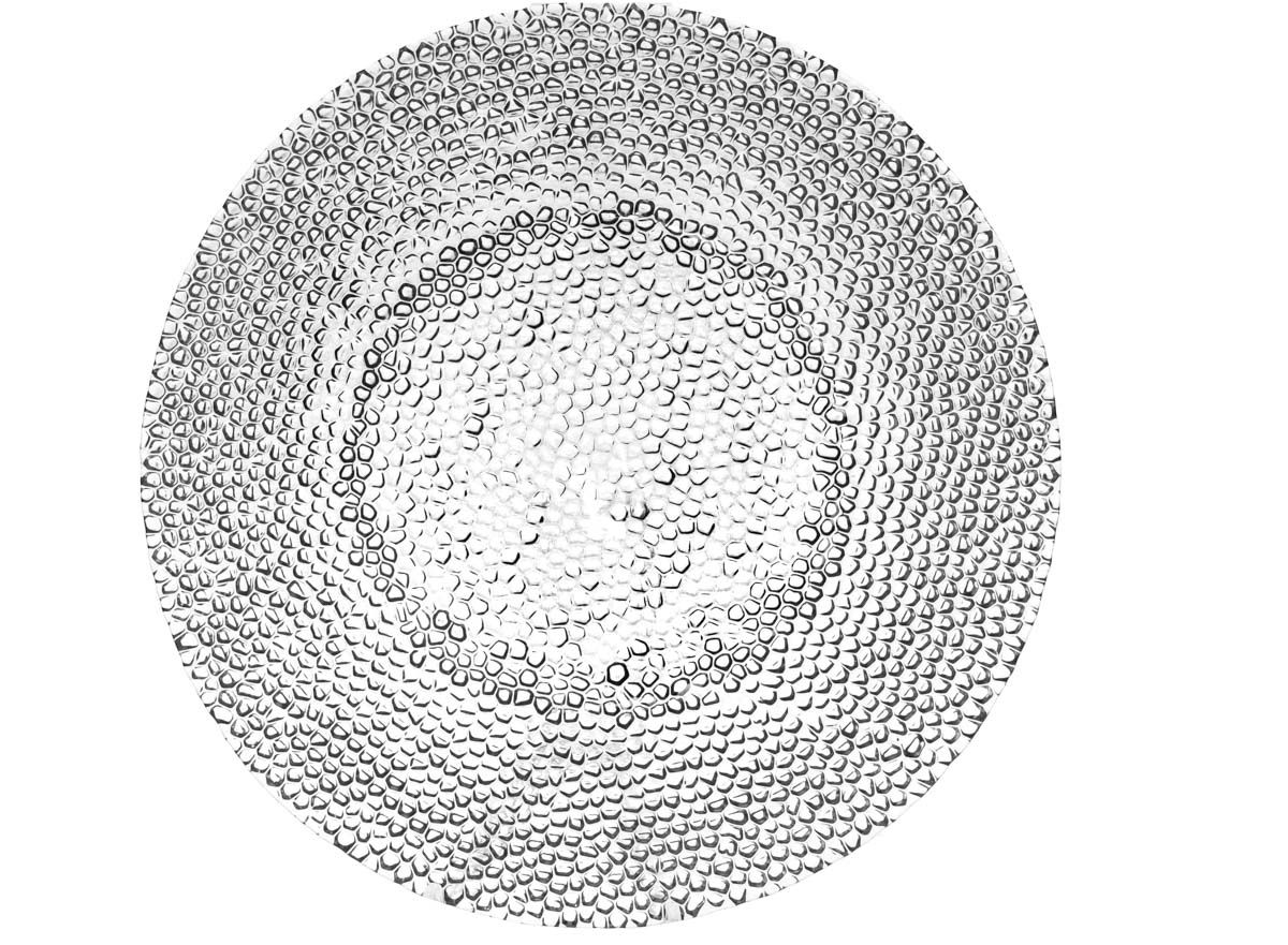 Bandeja Drop Transparente 32cm