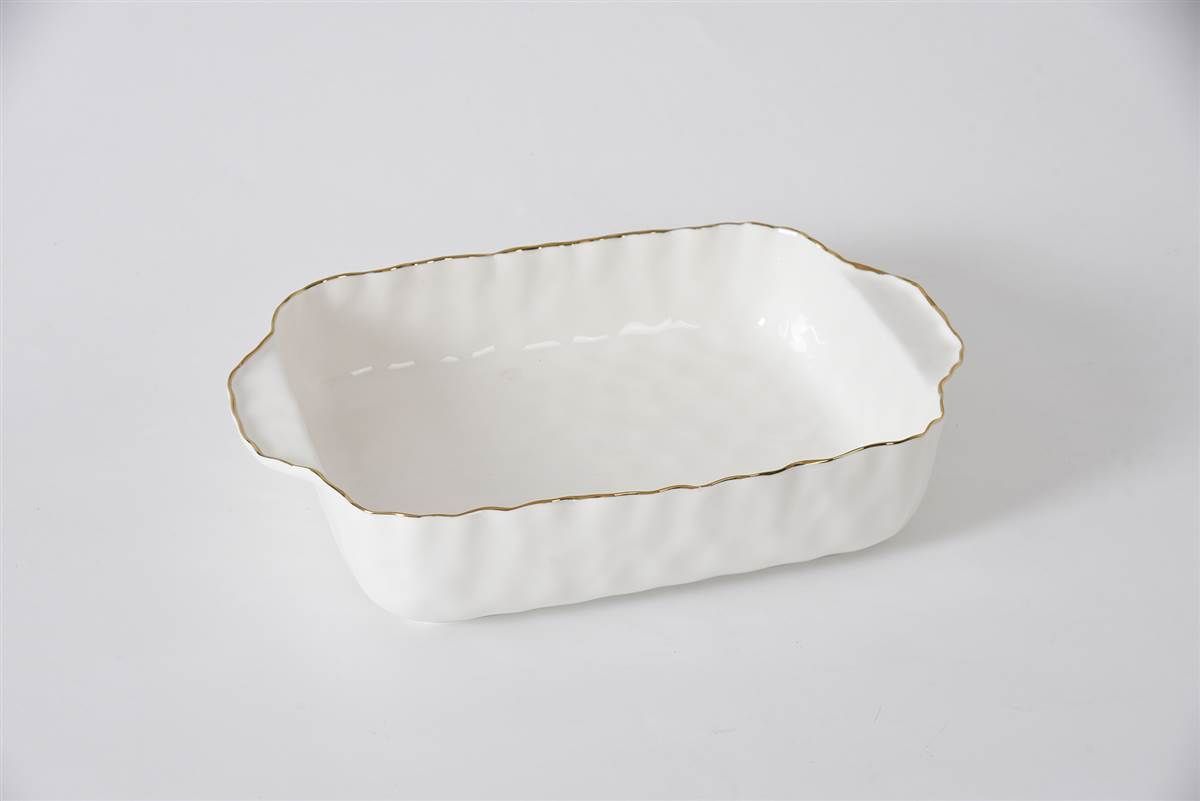 Pyrex Rectangular Blanco (Portofino)