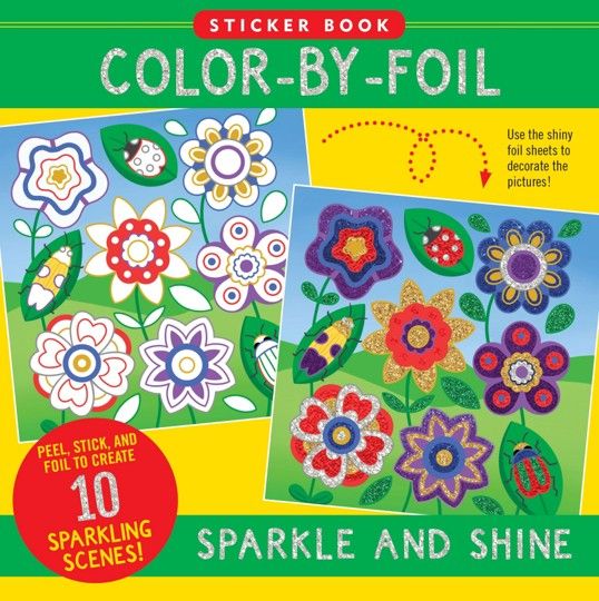 Color By Foil Sparkle And Shine