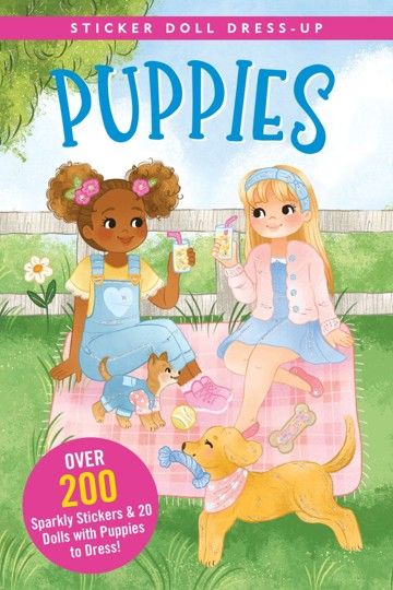 Sticker Doll Dress Up Books Puppies