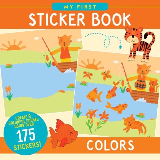My First Sticker Book Colors