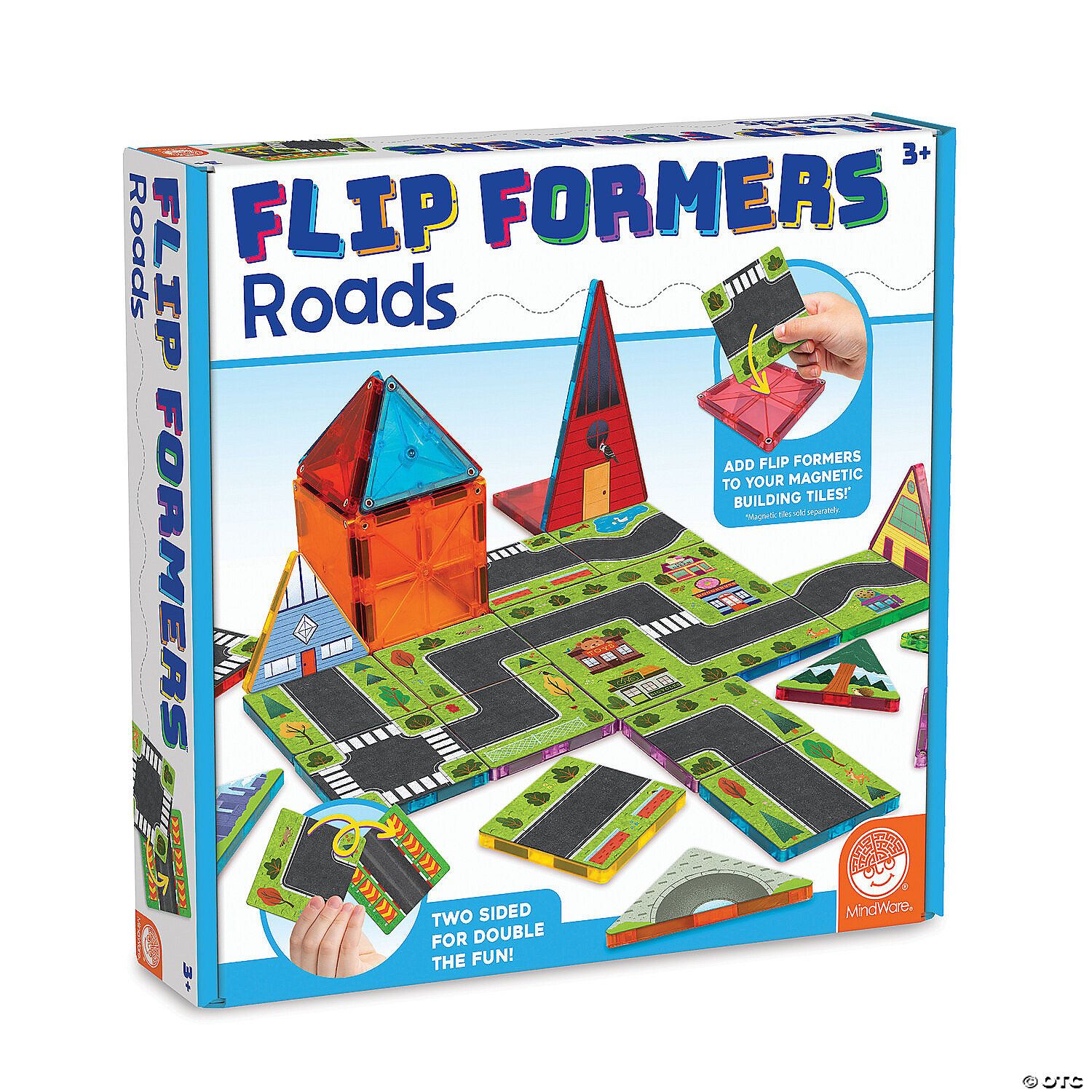 Flip Formers Road Magnetic Tiles