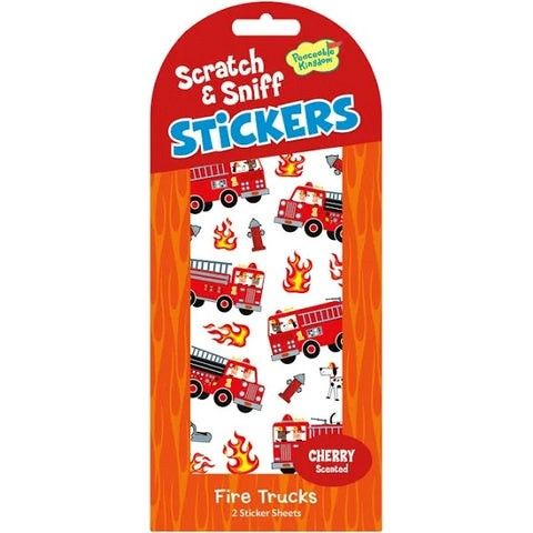 Fire Trucks Scratch &amp; Sniff Stickers