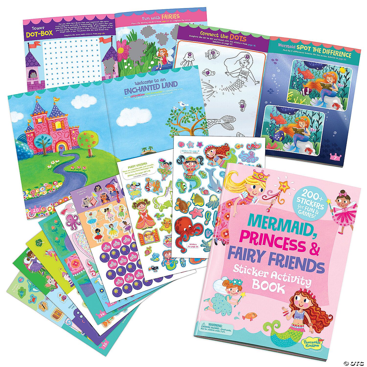 Mermaids Princes And Fairies Activity Books
