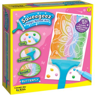Squeegez Magic Reveal Art Butterfly