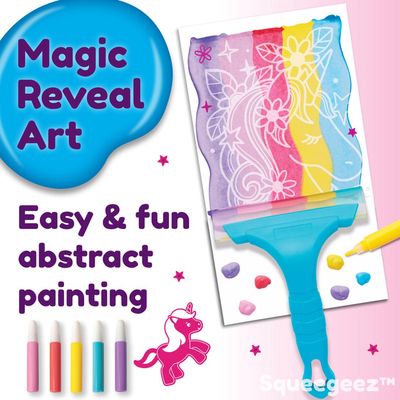 Squeegez Magic Reveal Art Unicorn