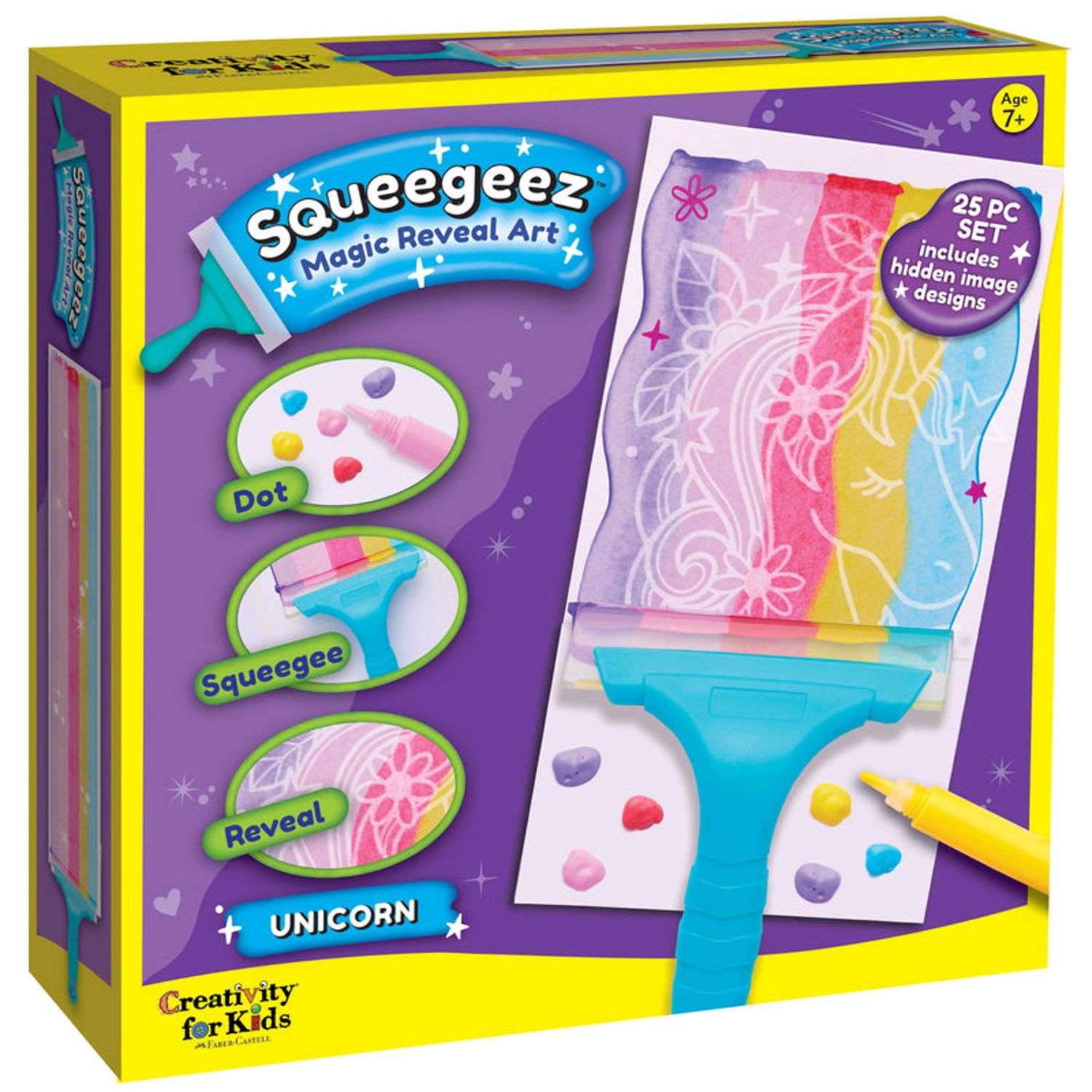 Squeegez Magic Reveal Art Unicorn