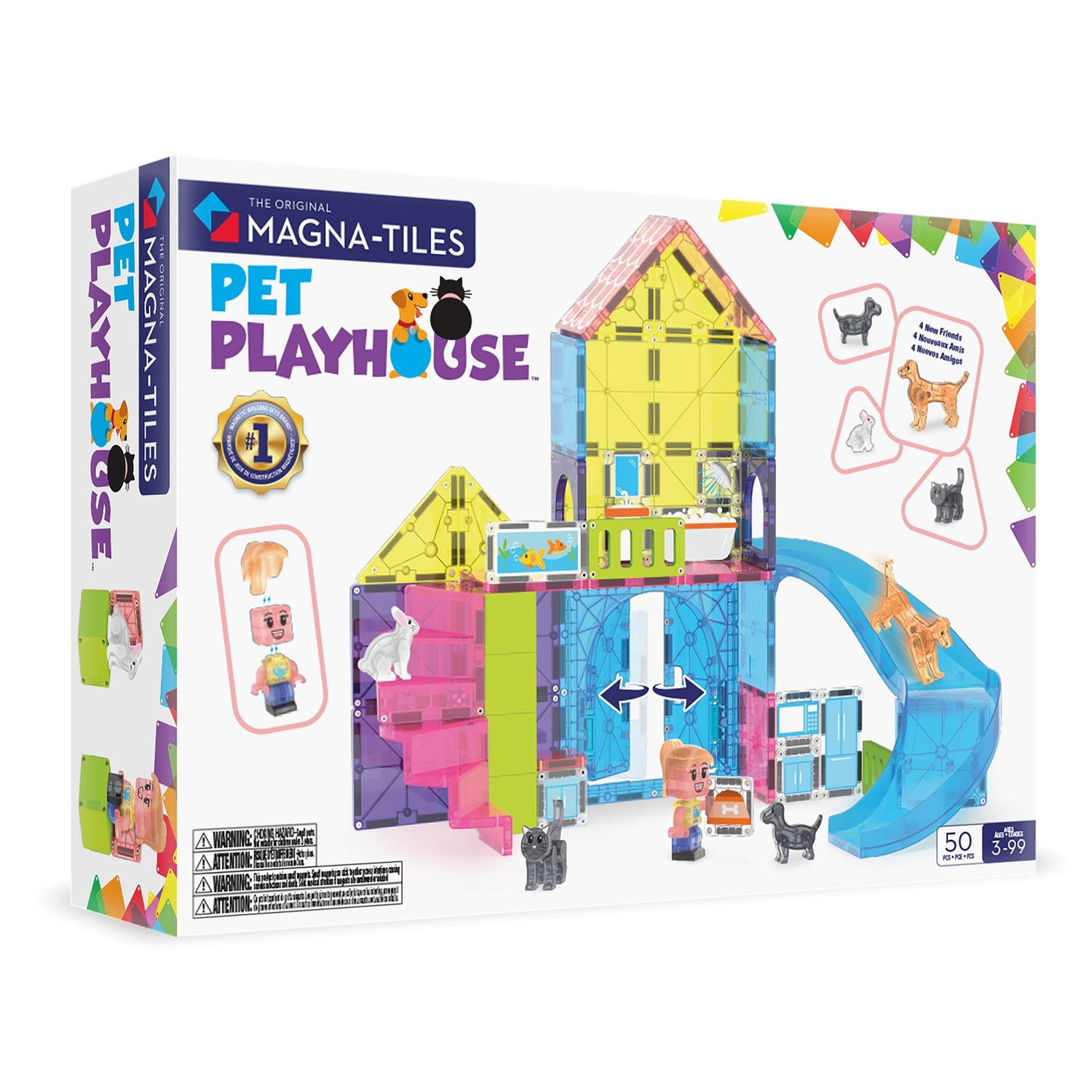 Magna Tiles Pet Playhouse 50 Piezas