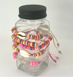 Pulserita de Colores Clay &amp; Disc Corded