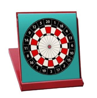 Magnetic Desktop Dartboard