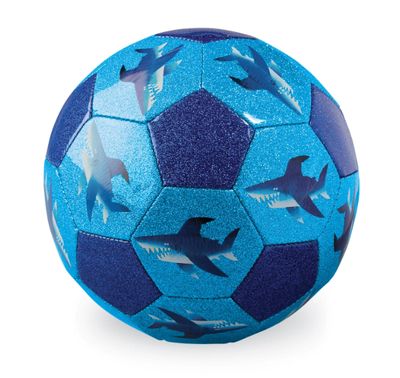 Glitter Shark Soccer Ball Size 3