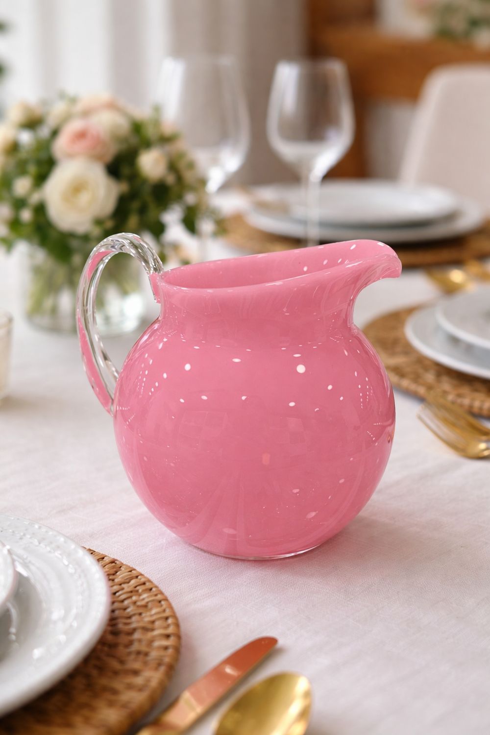 Jarra Acrílica Mediana Rosada