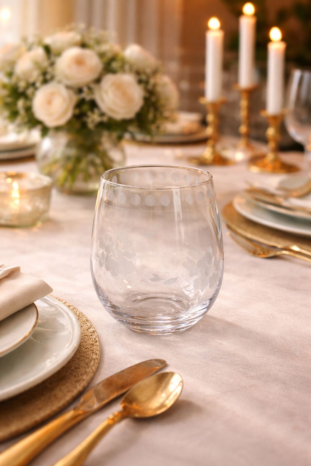 Belle Fleur Stemless S/4