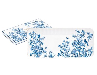 Bandeja de Porcelana Alargada Paradise Garden