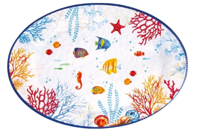 Bandeja de Melamina Bora Bora Ovalada