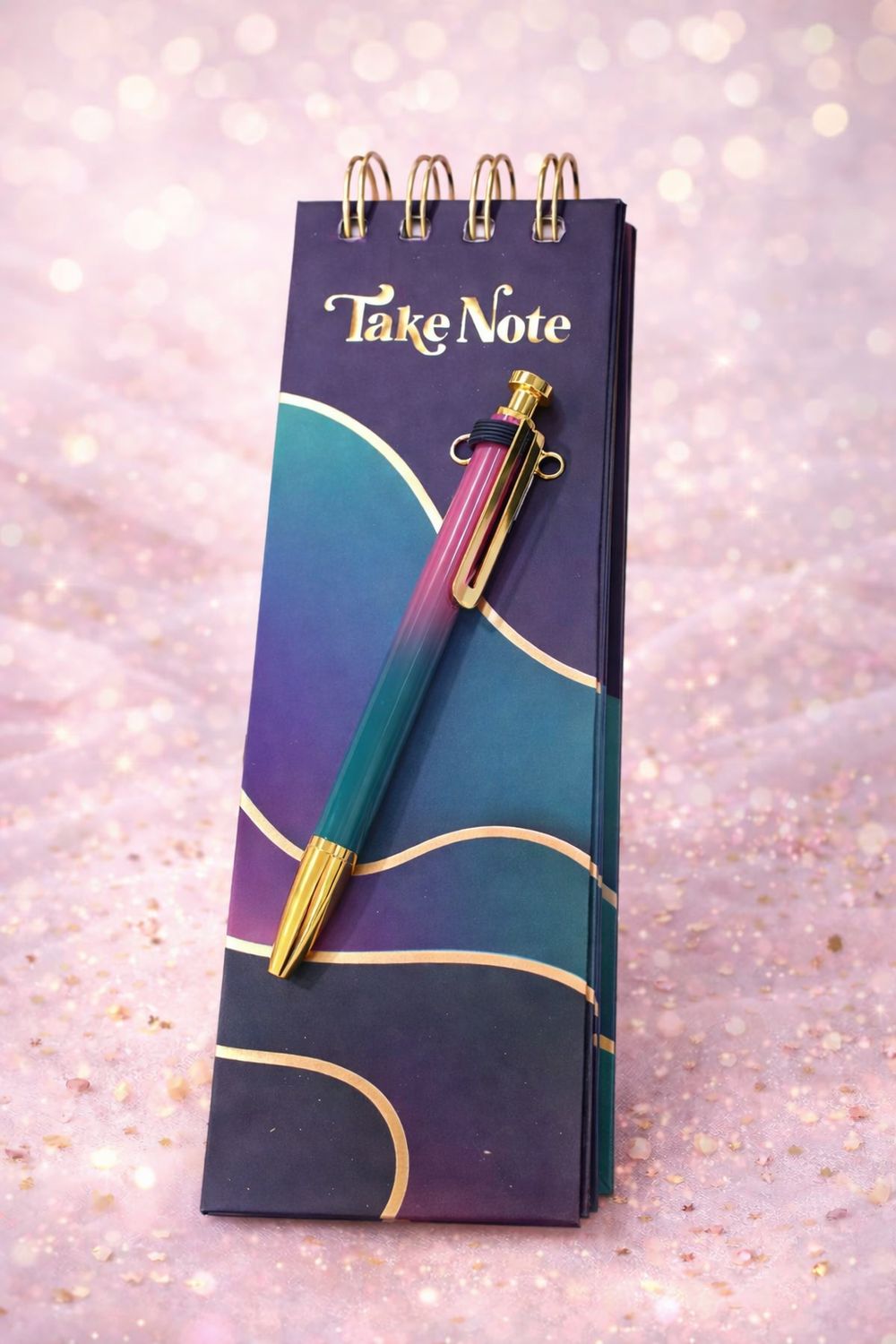 Notepad con Espiral Blue Aurora MM