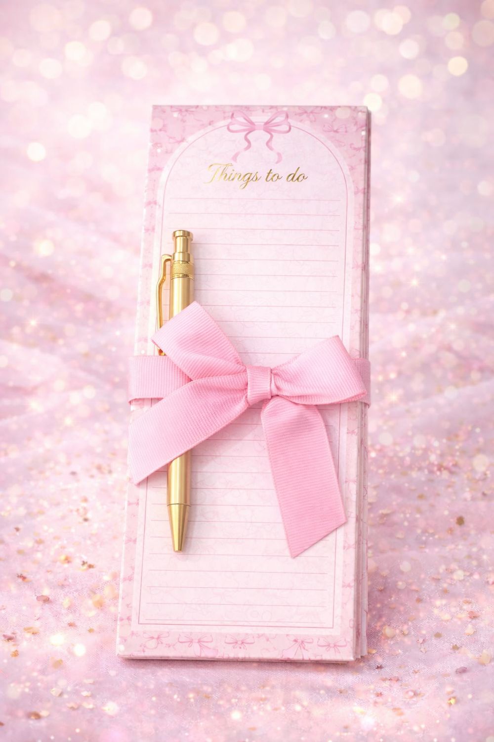 Notepad con Pluma - Bows MM
