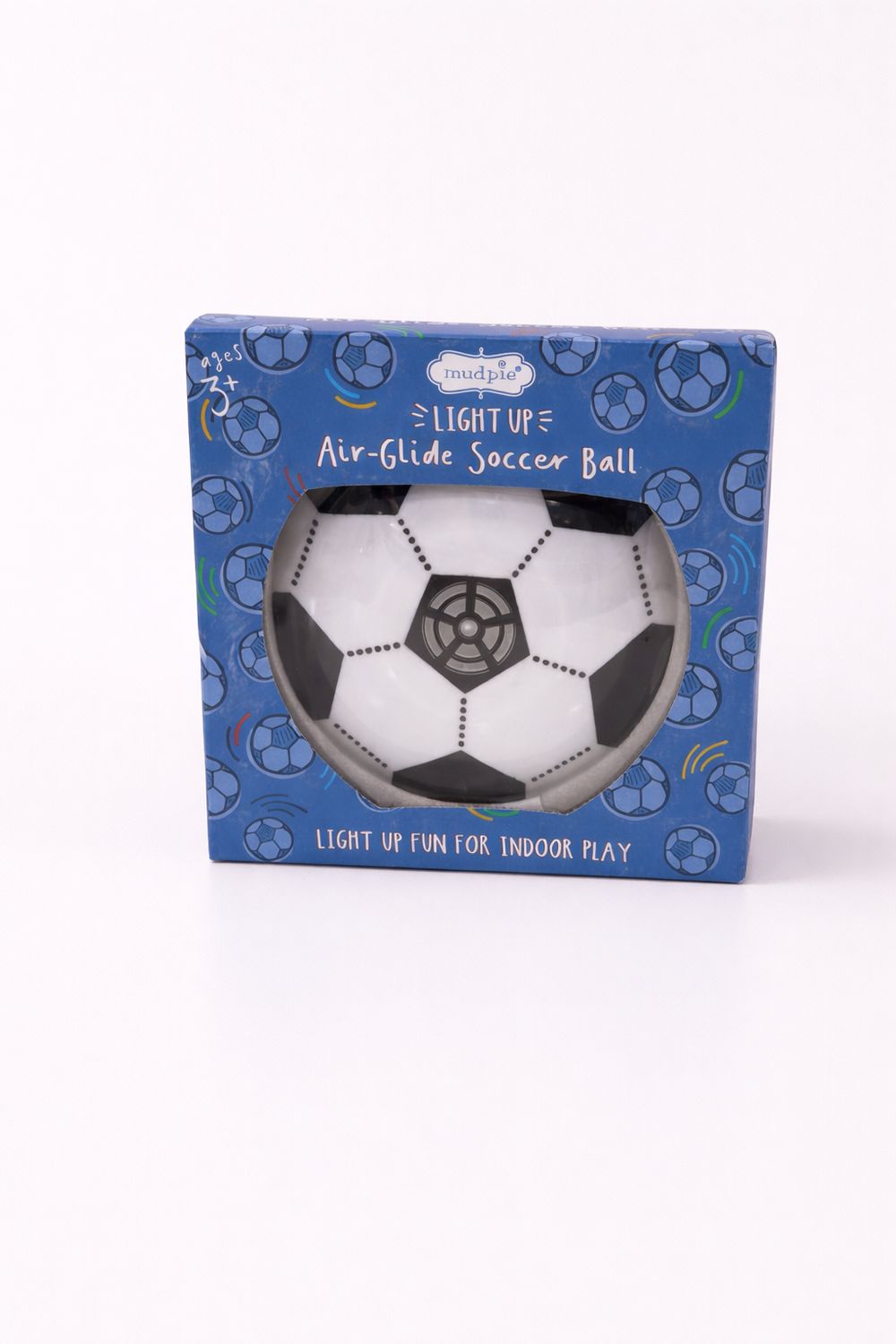 WHITE LIGHT UP SOCCER BALL