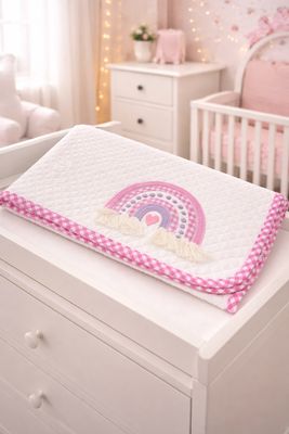 RAINBOW QUILTED BLANKET