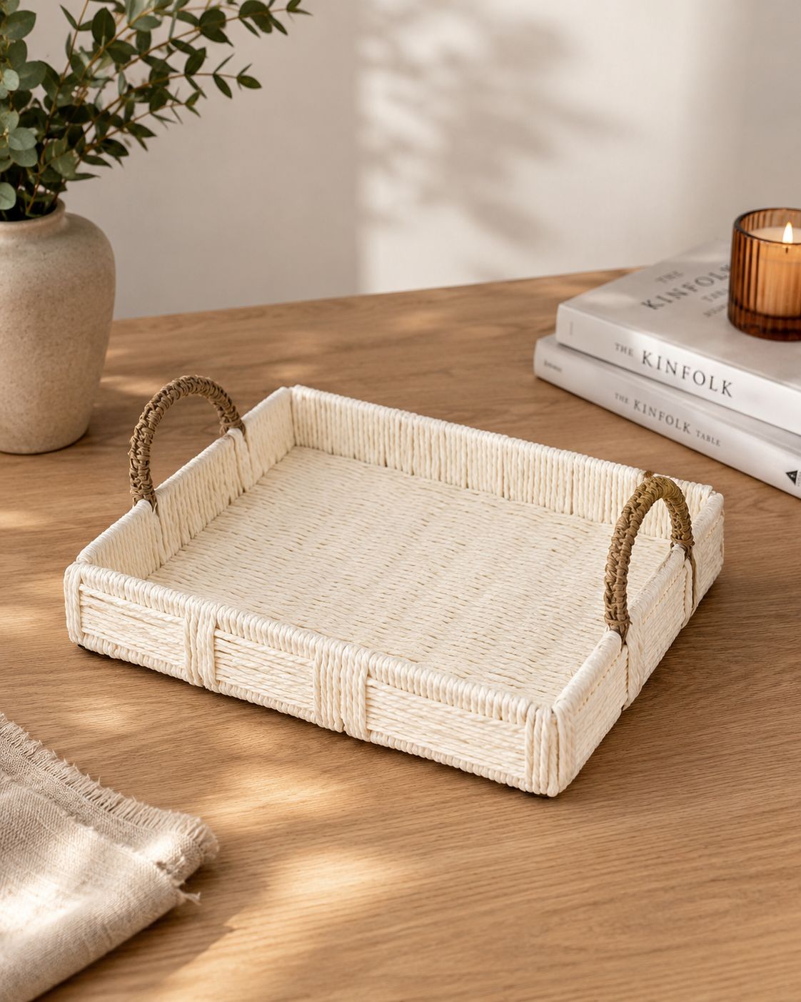 WHITE HOUSE NESTED WOVEN TRAYS
