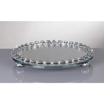 Bandeja Redonda Espejo 25cm