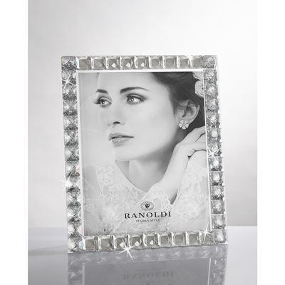 Portaretrato Mosaico de Cristal con Plateado 20x25cm
