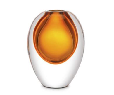 Drop Vase Amber