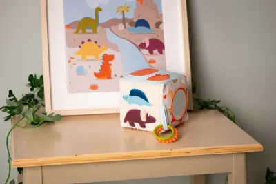 Soft Activity Cube - Dino