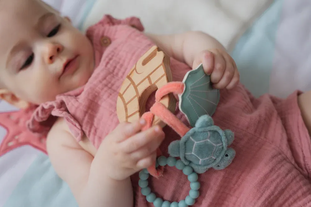 Wooden Rattle - Ocean