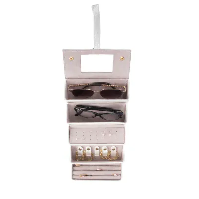 Leah 5 Eyewear &amp; Jewelry Case (White)