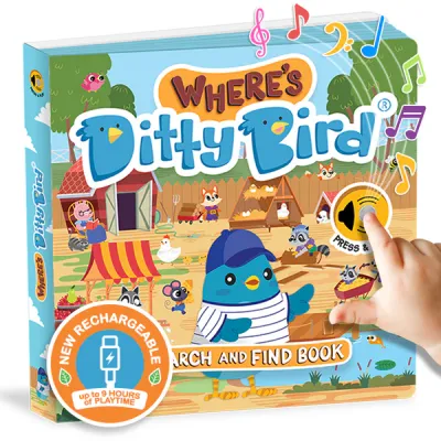 Where's Ditty Bird Libro Musical - USB-C