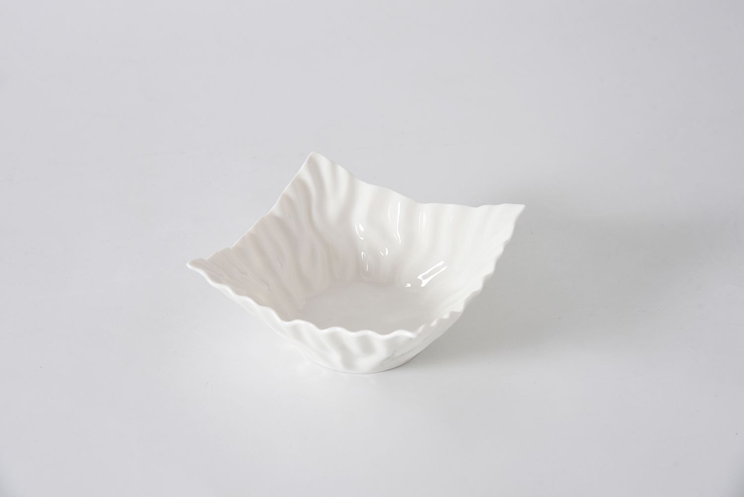 Snack Bowl Cuadrado Blanco