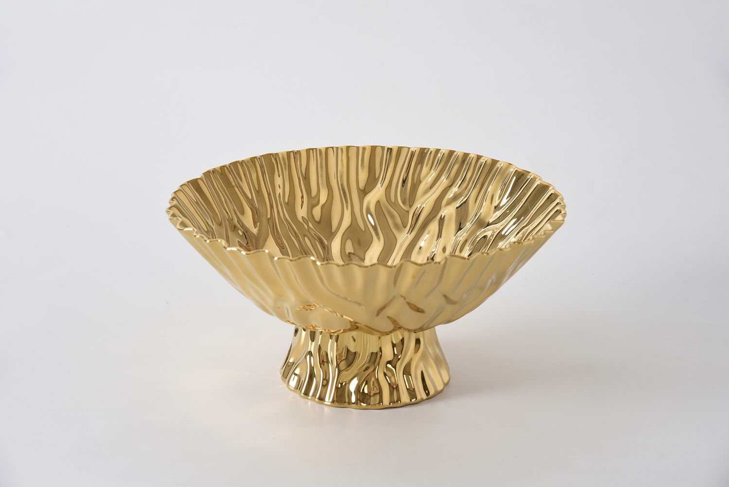 Bowl con Pie Grande Dorado