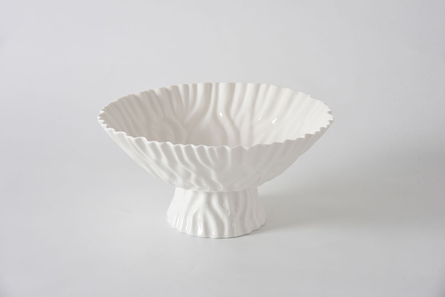 Bowl con Pie Grande Blanco