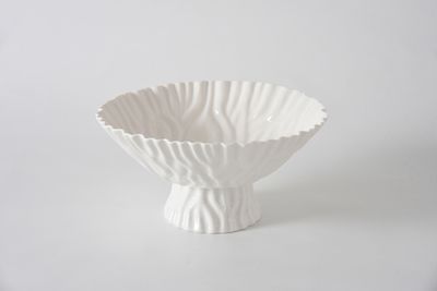 Bowl con Pie Grande Blanco