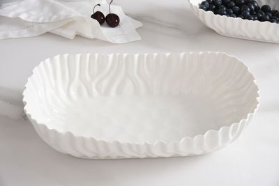 Bandeja Rectangular Honda Grande Blanca