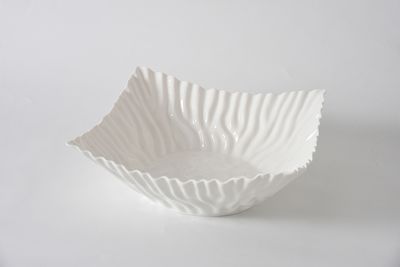 Centro de Mesa Cuadrado Blanco