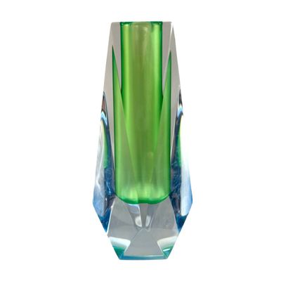 Bud Vase Blue Green