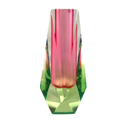 Bud Vase Pink Green