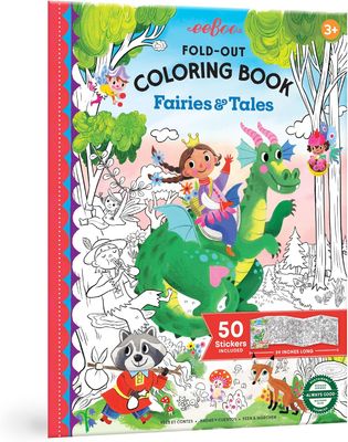 Fairies and Tales Fold Out Coloring Book