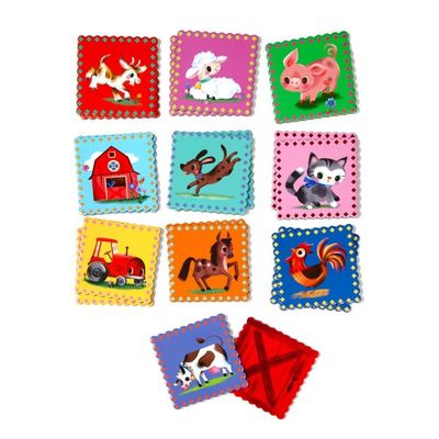 Preschool Little Farm Matching Game