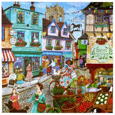 Village by the Sea 1000 piece puzzle