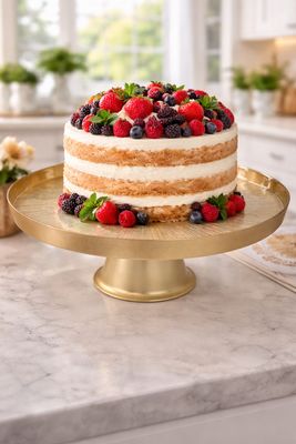 Cake Stand Dorado 32cm