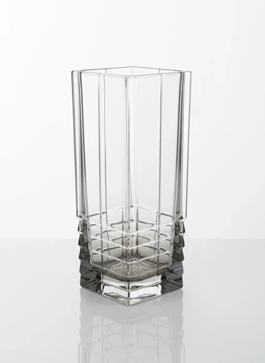 Square Diamond Vase Smoke
