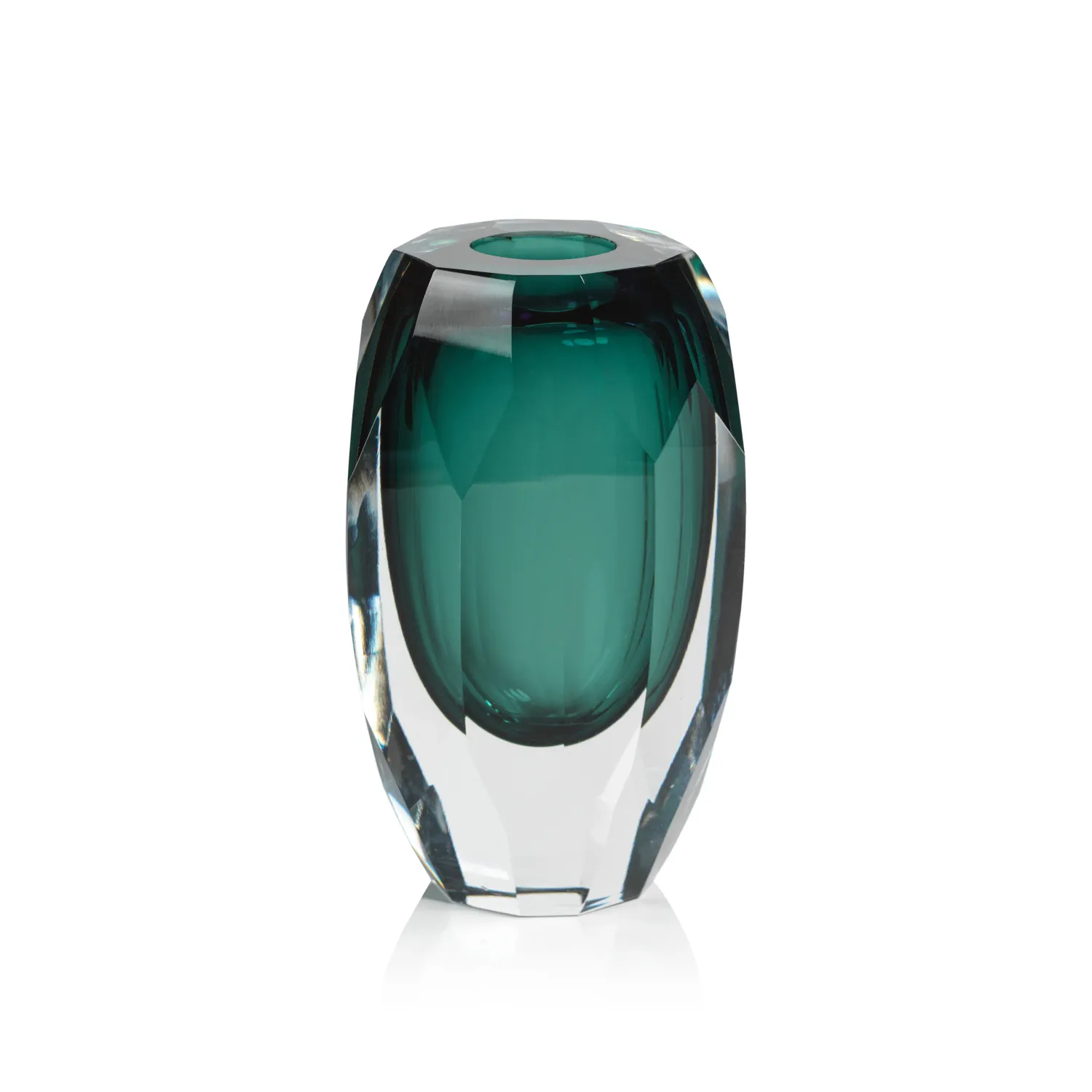 Aman Emerald Vase 6.5in