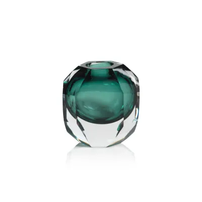 Aman Emerald Vase 5in