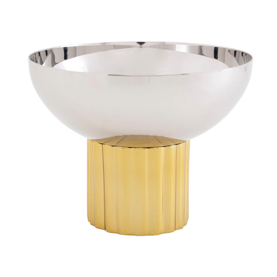 Nut Bowl con Pie con Dorado