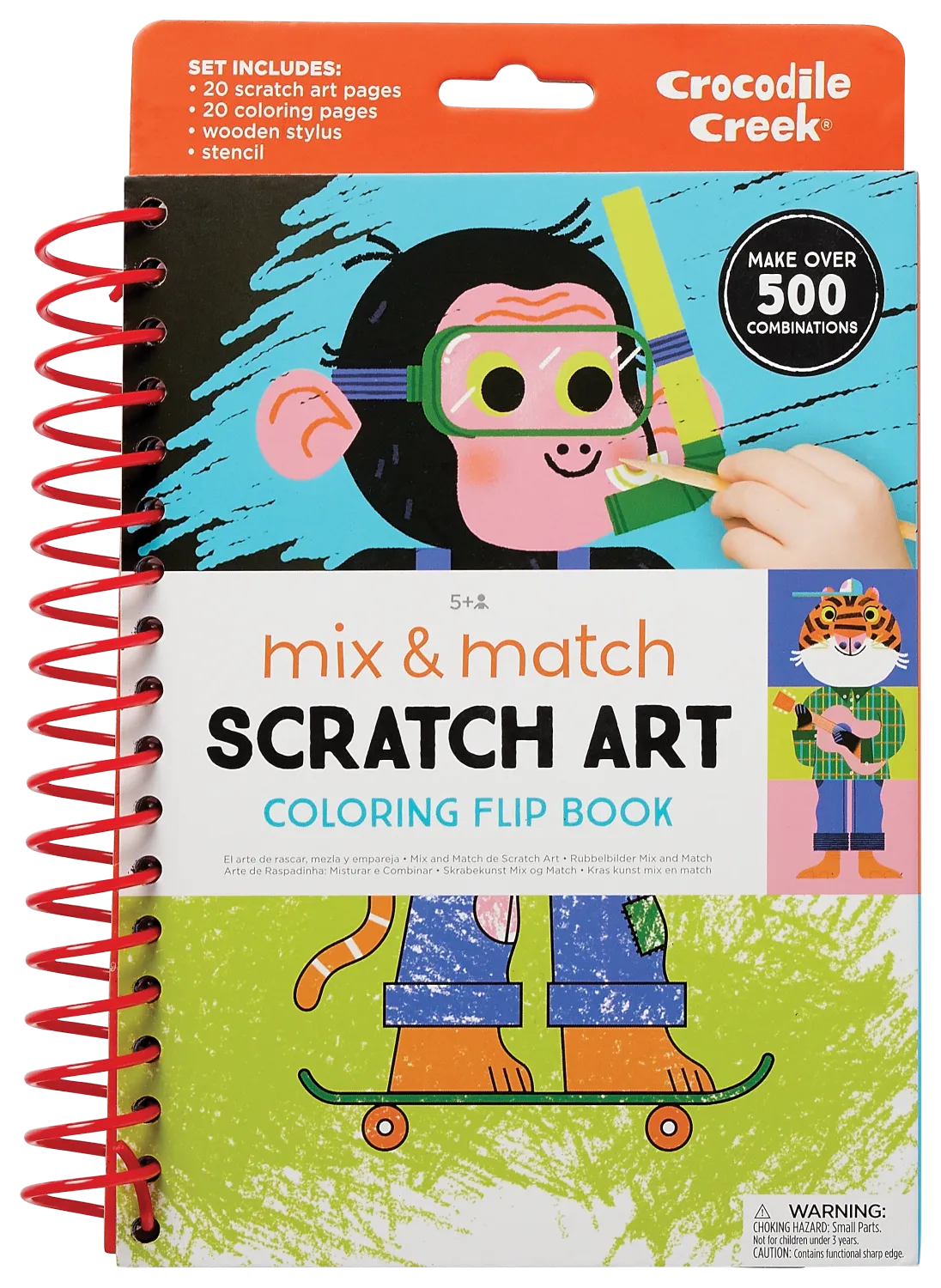 Scratch Art Flip Book Animals