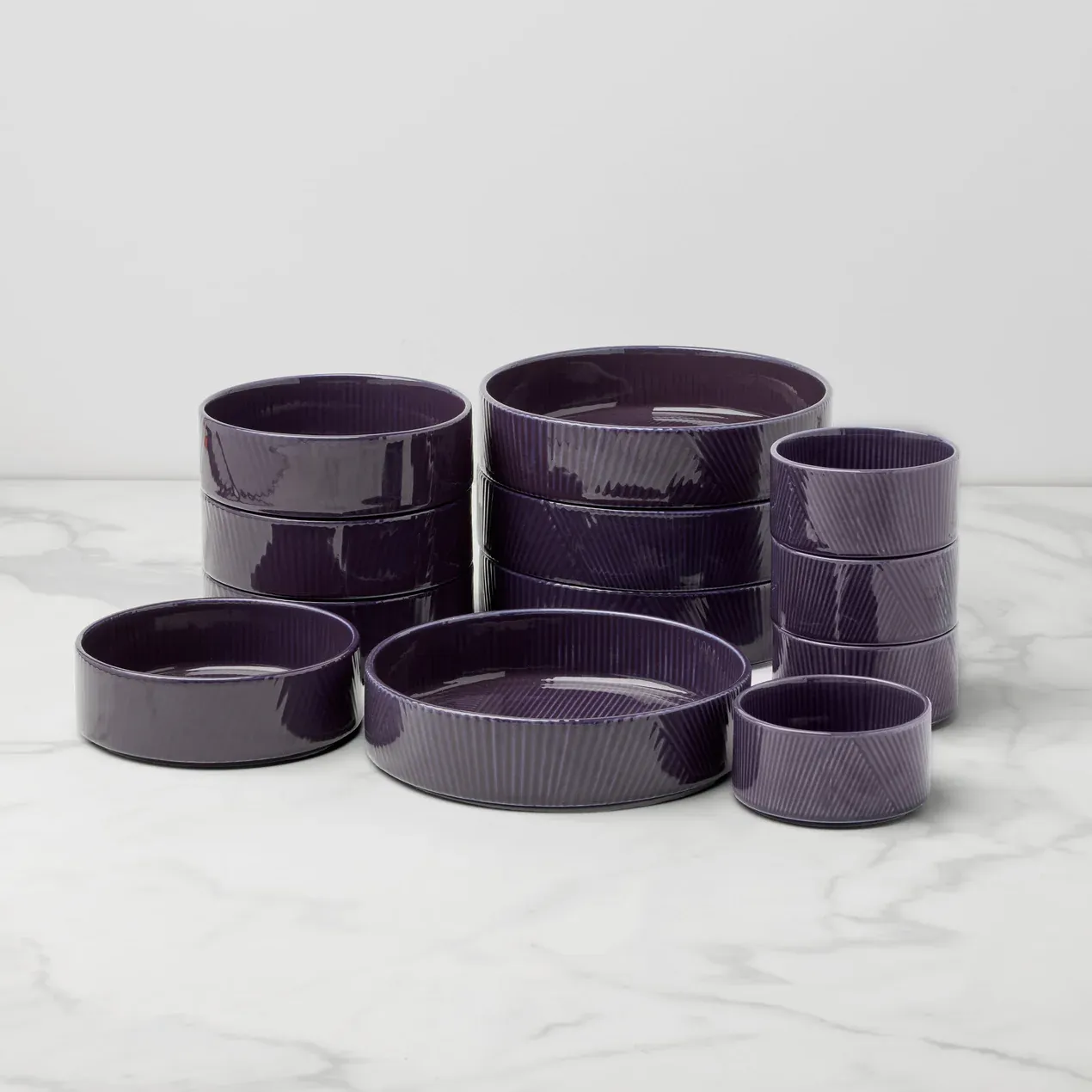 Set de 12 Bowls Modulus Night Shade